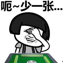 搓麻将表情包,趣味横生的麻将文化缩影